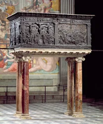 Saarnatuoli laivan eteläpuolelta, 1460 (pronssi)